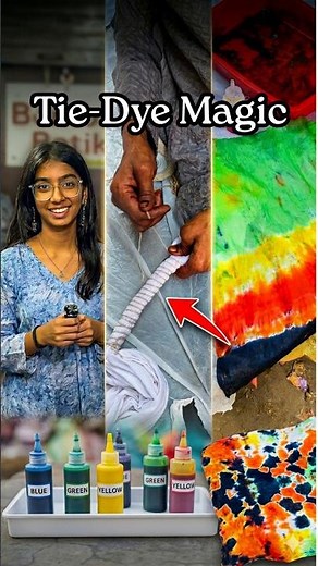Day 5: Exploring the Art of Tie-Dye 🌈 #bombaybatik
