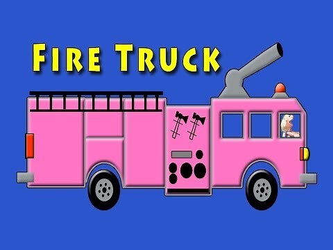 Pink Fire Truck with Sara Uppet