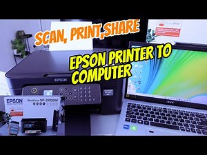 How To Do Scan To Computer With Epson Printer, Print, Save PDF and Share To Email ~ Full Guide!