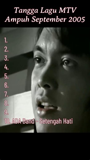 Chart MTV AMPUH SEPTEMBER 2005 #musikindonesia #music #nostalgia #Chartmusik #MTVampuh #gamon #video