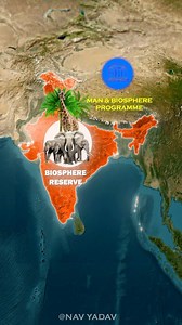 BRs listed in UNESCO’s M&B program. . . . Out of total 18 Biosphere Reserves in India, 12 Biosphere Reserves are listed in UNESCO’s Man & Biosphere program. . . . #instareels #education #reels #biosphere #reserves #unesco #upsc #geography #map #navyadav | The Geo Explorer