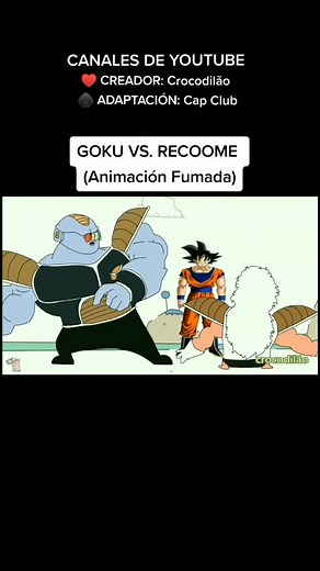 Dragon Ball Z: Goku vs. Recoome es una animación adaptada del portugués brasileño para el español latino. Espero que les guste 😉👍 @crocodilao #capclub #animaciónfumada #dragonballzlatino