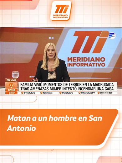 📌 #Noticias - Una mujer fue detenida en San Antonio tras la muerte de un hombre de 46 años, identificado como Ramón Ayala, quien recibió el impacto de una piedra en el barrio San Rafael. La sospechosa afirmó que actuó en defensa propia ante un presunto intento de agresión. El caso se encuentra bajo investigación del Ministerio Público. #TelefuturoPy