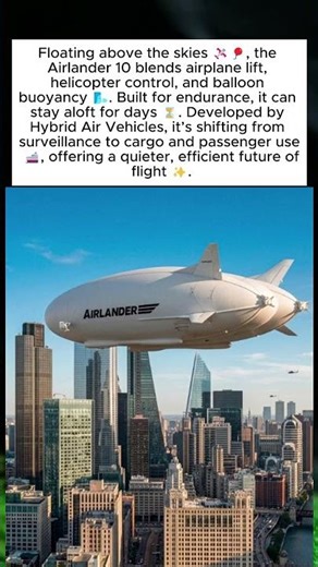 Airlander 10: The Hybrid Aircraft Redefining Long-Endurance Flight #Airlander10, #Aviation