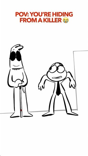 Hiding 😭 (Animation Meme) #shorts