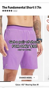 You don’t want to sleep on our shorts — every single style is on sale for a limited time only. Trust us, the hype is worth it. | Fabletics Men