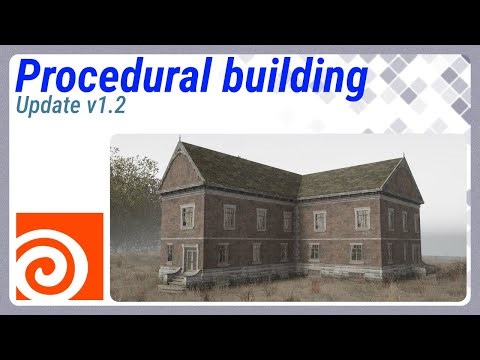 Procedural building from modules in Houdini 21.0 update v1.2