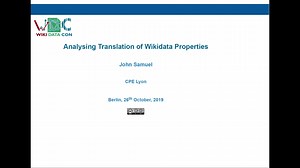 Analysing Translation of Wikidata Properties