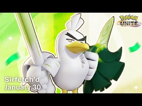 Sirfetch'd is coming to #Pokemon unite on January 30! Stay tuned for more details soon!