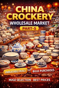 China Crockery wholesale Market Part-5 | Niranjan China हिंदी में