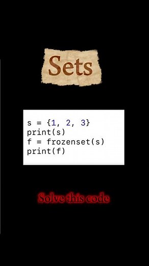 Python || Sets || Set operations || #python #sets #operators #coding #education