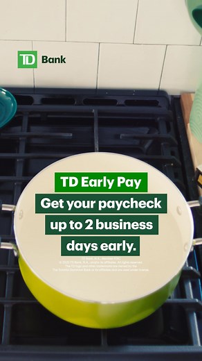 175 shares | Get your paycheck up to 2 business days early with TD Early Pay. Because waiting's overrated. | TD | Facebook