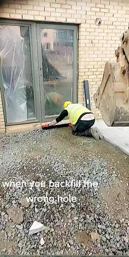 always stu that gets it. #fyp #workpranks #construction #funny #prank #digger