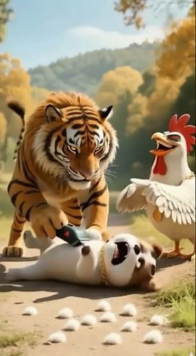 The Rooster Tricked the Rich Dog 😱😂 Crazy Animation Shorts