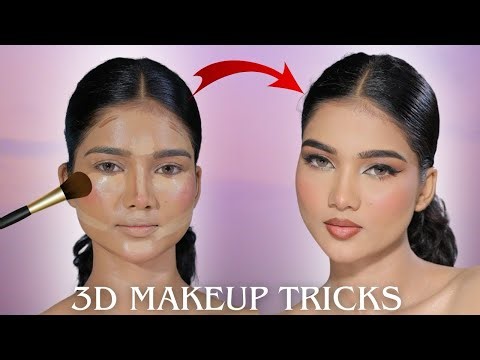 3D makeup techniques can enhance your face dimensions beautifully 😍| let me teach you in detailed