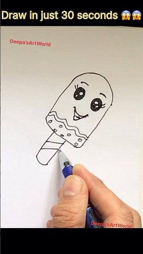 Draw in 30 Seconds Challenge! 🎨⏱️ #Shorts🤩😍
