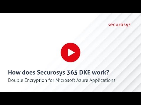 How does Securosys 365 DKE work?