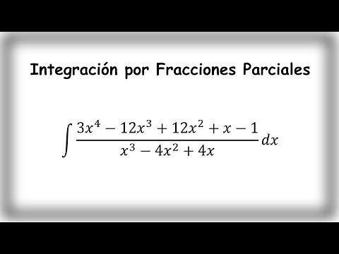 Integral por Fracciones Simples (Fracciones Parciales)