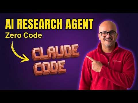 How to Build an AI Content Research Agent with Claude Code | Full Beginner Course Tutorial 04