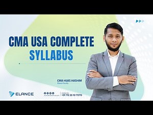CMA US Complete Course Details 2024 | Part 1 & Part 2 | Exam Structure | CMA Hijas Hashim | Elance