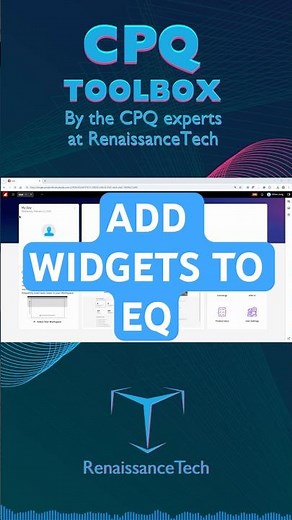 Infor CPQ Toolbox: Add Widgets to Enterprise Quoting