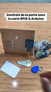 573K views · 5.4K reactions | Controle de la porte avec la carte RFID & Arduino | Méchant Circuit | Facebook