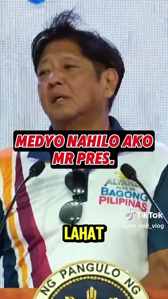 Medyo Nahilo Ako Mr President #marcos #marcosresign #bongbongmarcos #philippines #presidentmarcos #bbm