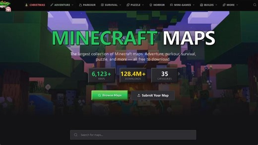 以防你不知道MinecraftMaps网站更新了