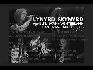 Lynyrd Skynyrd live @ Winterland - 04/27/1975 (Full Concert)