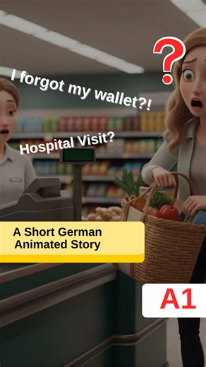 Hospital Visit: A Short German AI Story for Beginners