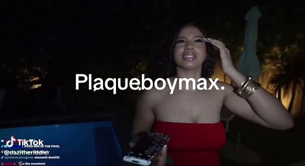 Max falls into pool trying to impress huzz😭 #fyp #plaqueboymax #faze #max