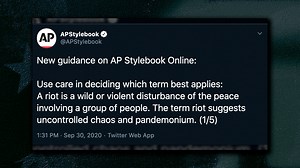 7.7K views · 46 reactions | No, this is not satire. AP wants to ensure the term riot does not offend people, calls on individuals to use term "unrest" instead. | LifeZette | Facebook