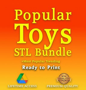 Toys STL Files Mega Pack – 3D Printable Toy Models, Figures & Collectibles | Digital Download | STL Bundle for FDM, Resin Printers - Etsy