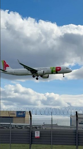 TAP Air Portugal Landing at Heathrow ✈️🇵🇹 Smooth Arrival #aviation #video #travel #writeview