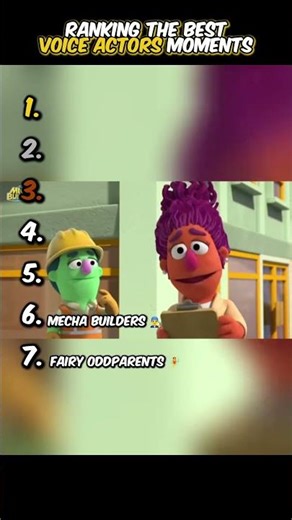 Ranking the Best Voice Actors Moments #funny #ranking #voiceactor #viral #trend