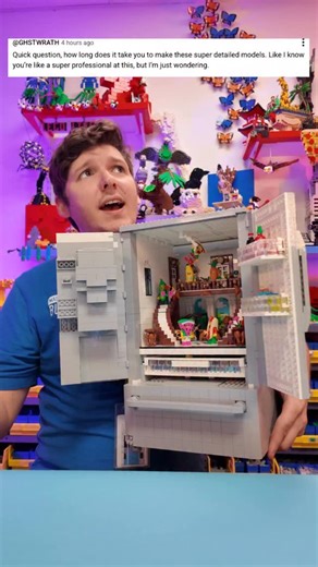 Master Builder Alec on Instagram: "I’ve made some variation of this video before, but it bears repeating. Also: time isn’t real…so it’s hard to say how long ago that was. #LEGO #legolanddiscoverycenter #moc #time #design #advice #masterbuilder"