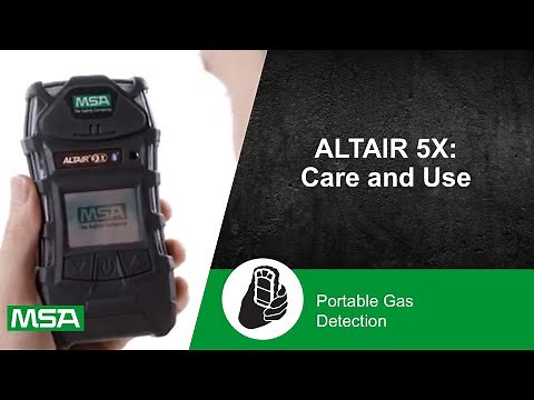 ALTAIR 5X - Care and Use