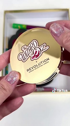 Follow the yellow brick road 👠✨ The Wizard of Oz x Revolution Beauty makeup collection #makeup #makeuptok #makeuptiktok #liquidlipstick #eyeshadow #eyeshadowpalette #highlighter #hairties #eyeliner #lipgloss #makeupcollection #thewizardofoz #wizardofoz #makeuprevolution #makeuplover #makeupunboxing #followtheyellobrickroad #dorothygale #tinman #scarecrow #cowardlylion @Revolution Beauty