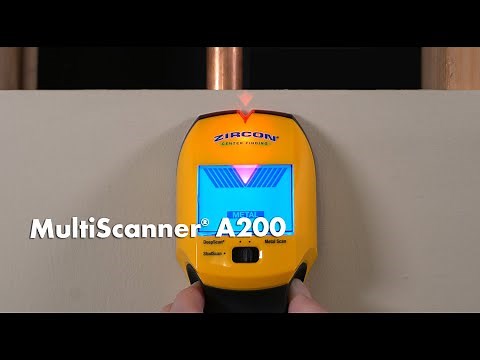 Find Studs and Metal with the Zircon MultiScanner A200 Wall Scanner