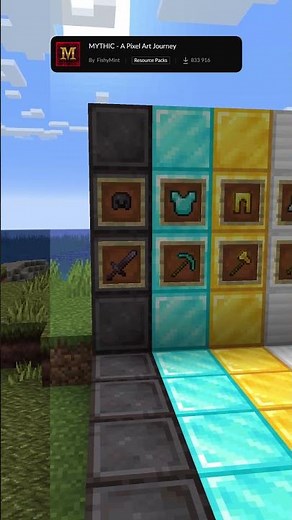MYTHIC - A Pixel Art Journey: Best Pure Pixel Art Minecraft Texture Pack #minecraft #texturepack