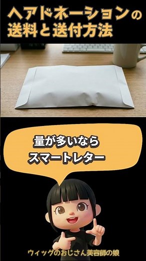 【 ヘアドネーション 】送料と送付方法