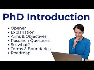 How to write an introduction for a qualitative research thesis – a structure for PhD students