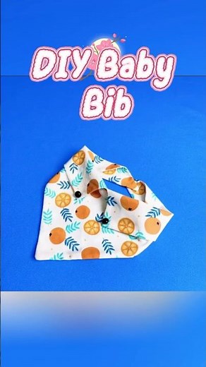 DIY Baby Bib Tutorial (Easy & Quick Sewing Project) #tips #diy #sewing