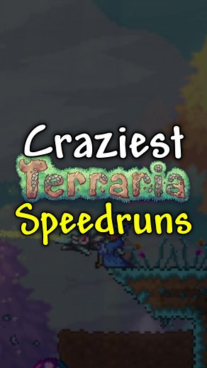 These are the CRAZIEST Terraria Speedrun World records🌳⏰️ #Terraria #gaming #terrariagameplay #terrariamemes #terrariamobile