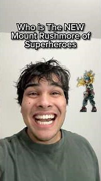 Who is the NEW Mount Rushmore of Superheroes #batman #superman #comics #dc