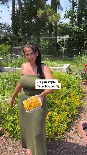 Cajun style fried corn! Tastes like summer!! #aprilsunrisefarm #eatwhatyougrow #easyrecipe #corn #friedcorn #cajunfriedcorn #summer #tastelikesummer #deepfried | April SunRise Farm