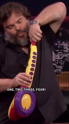 Jack Black performs his legendary Sax-A-Boom! 😘