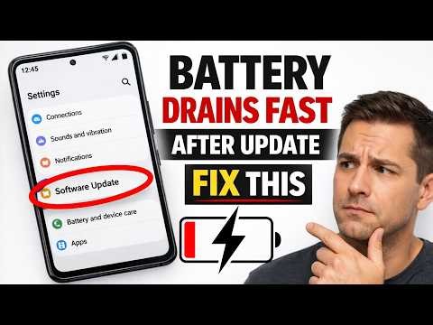 Android Battery Drain After Update – Real Fix That Works