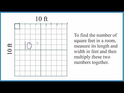 How many square feet are in a 10ft by 10ft area?