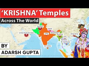 Famous temples of Lord Krishna in India and around the World - Facts about the birth of Lord Krishna